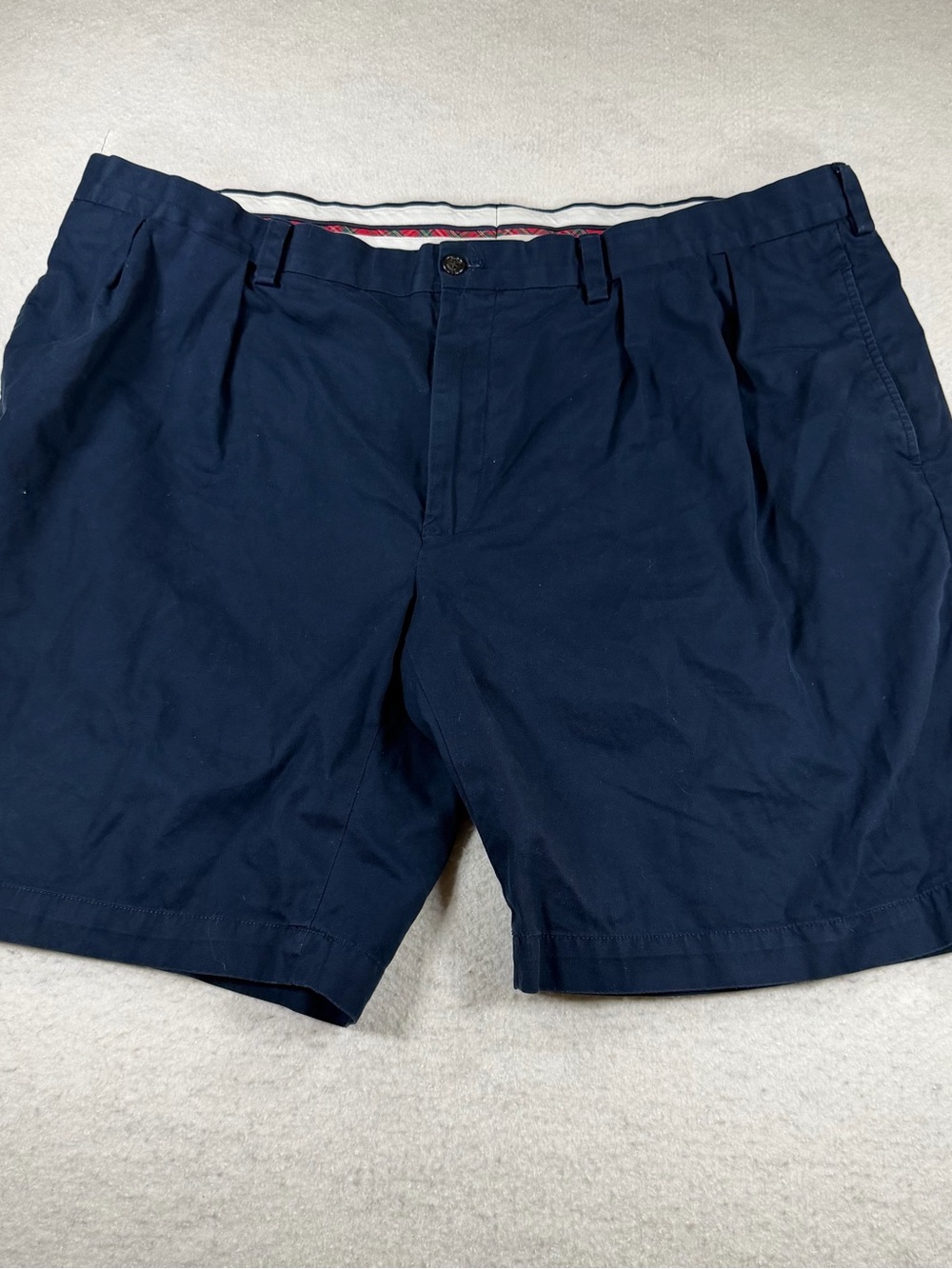 Polo Golf Ralph Lauren Vintage Fairway Fit Cotton Shorts Size 42 Navy Blue